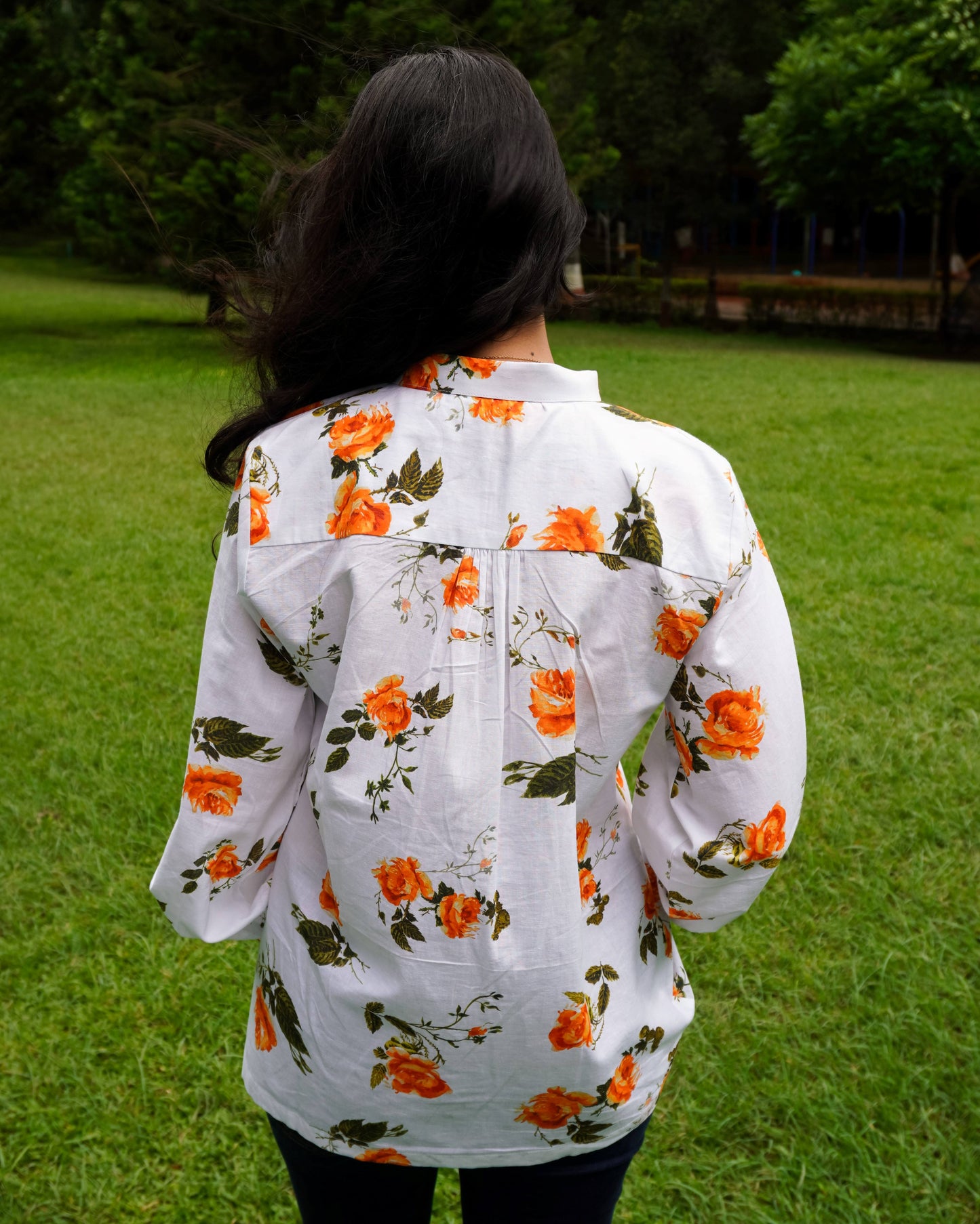 Floral Shirt Top
