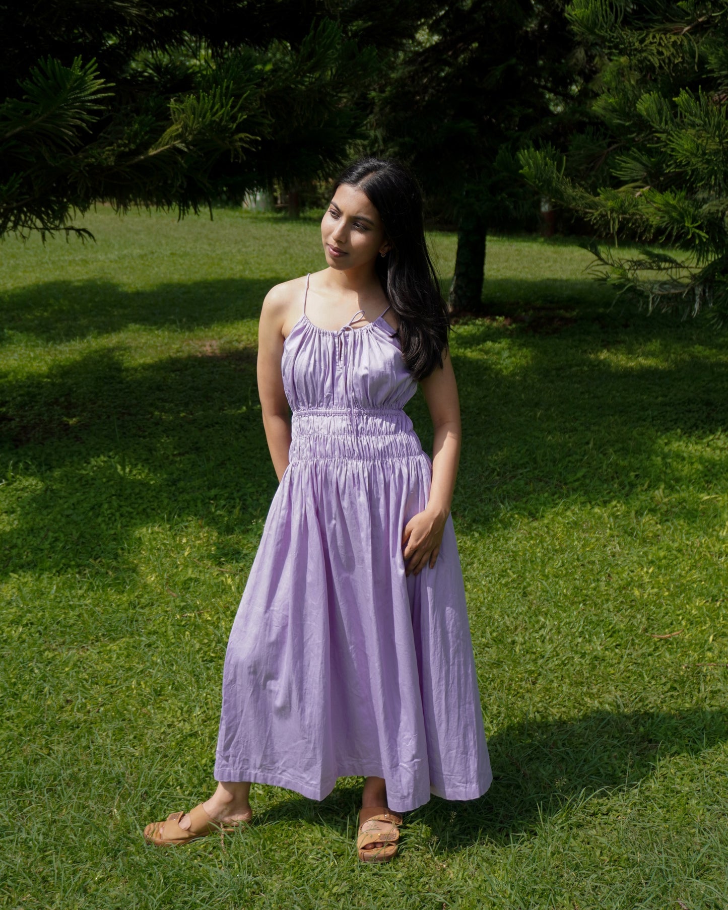 Organic cotton Dress Lavender