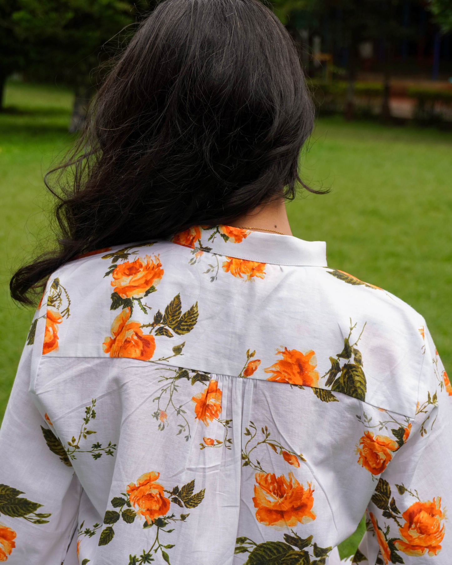 Floral Shirt Top