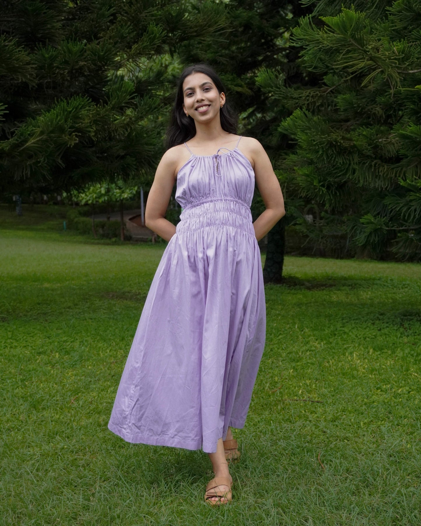 Organic cotton Dress Lavender