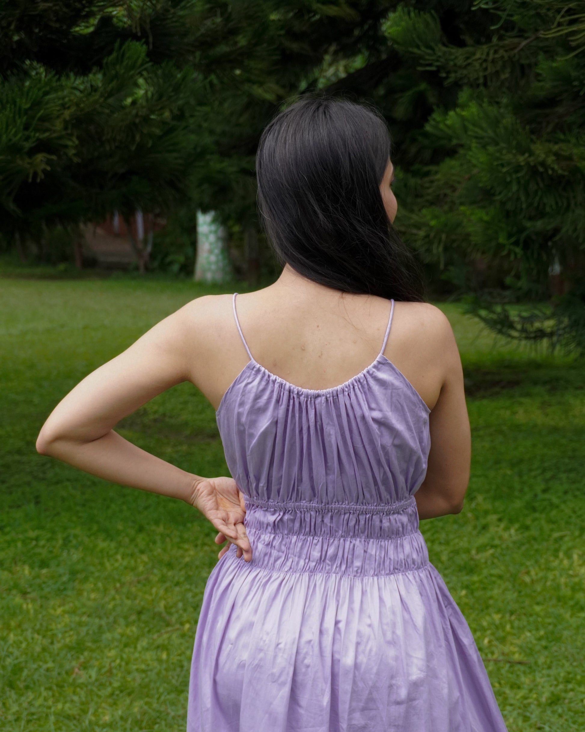 Organic cotton Dress Lavender – verannostudio Organic cotton Dress Lavender – verannostudio