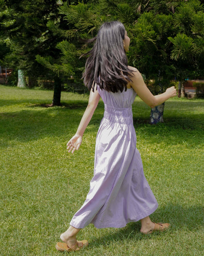 Organic cotton Dress Lavender