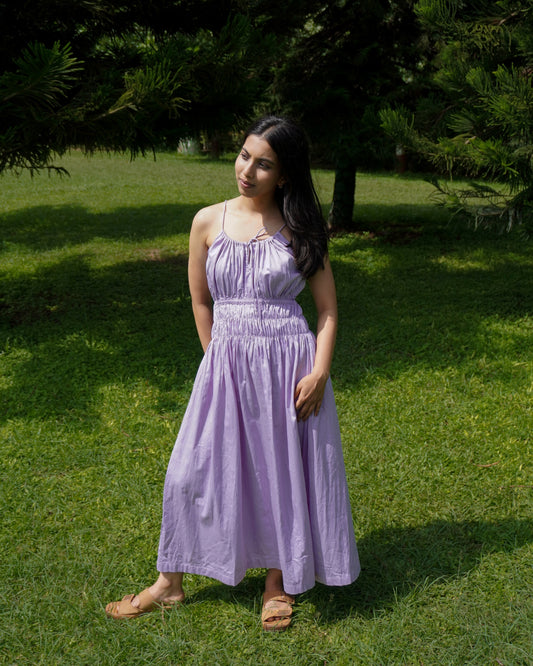 Organic cotton Dress Lavender